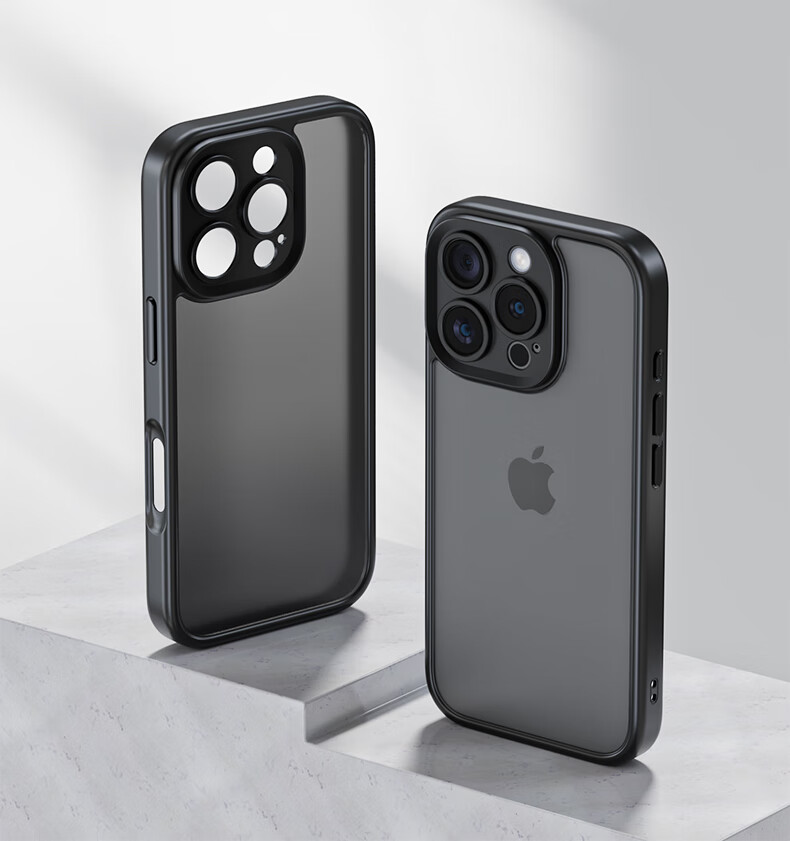 Чехол для iPhone 16 Pro ROCK, защита камеры, черный
