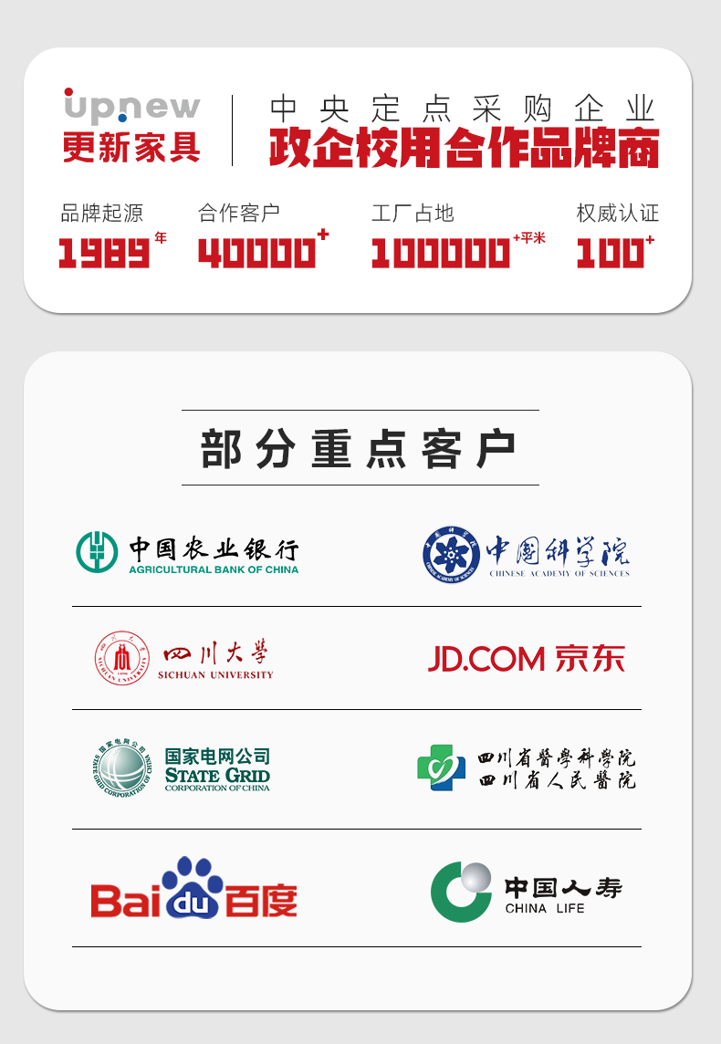 更新家具 电脑椅人体工学椅会议椅办公椅老板椅学习椅培训椅 弓形架洽谈居家椅升级款黑色