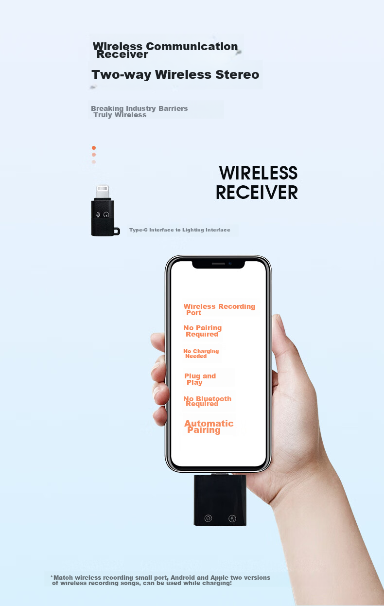 Беспроводной микрофон Quanmeng Q9, портативный, для караоке, стриминга, с шумоподавлением и Bluetooth