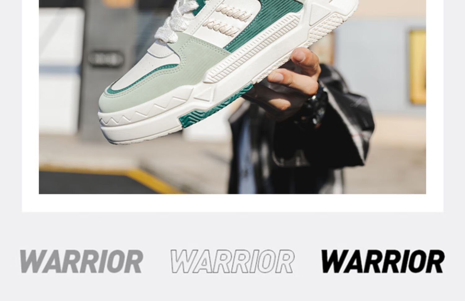Кроссовки Warrior мужские, универсальные, дышащие, на толстой подошве, цвет хаки-синий, размер 43