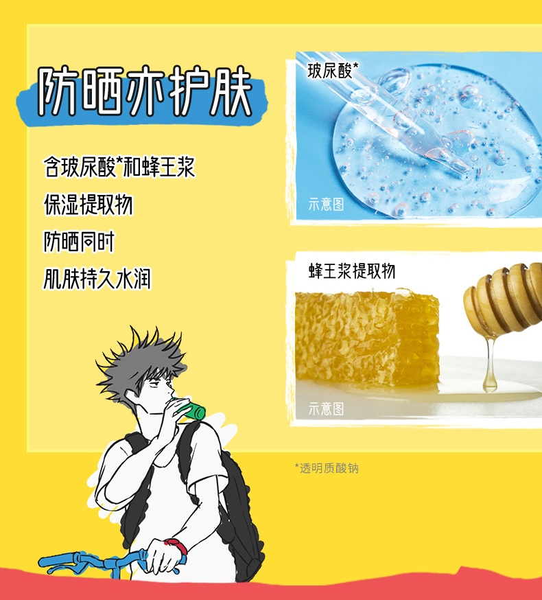 碧柔（Biore）花王碧柔（Biore）碧柔水活防晒水润凝蜜咒战50g SPF50+ PA+++ 