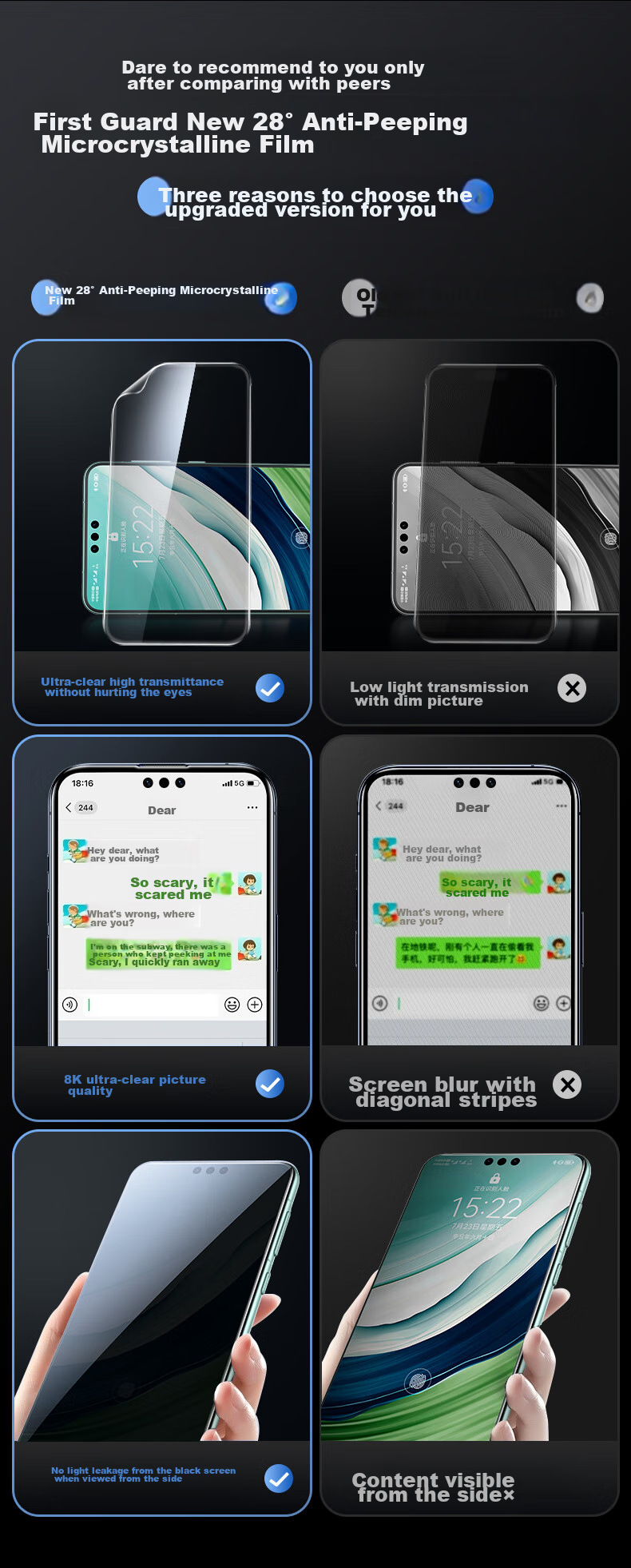 Защитная пленка для экрана DIVI для Huawei Mate 60 Pro/Pro+/RS, микрокристаллическая, антиотпечатки, не закаленное стекло, противоударная, без пыли