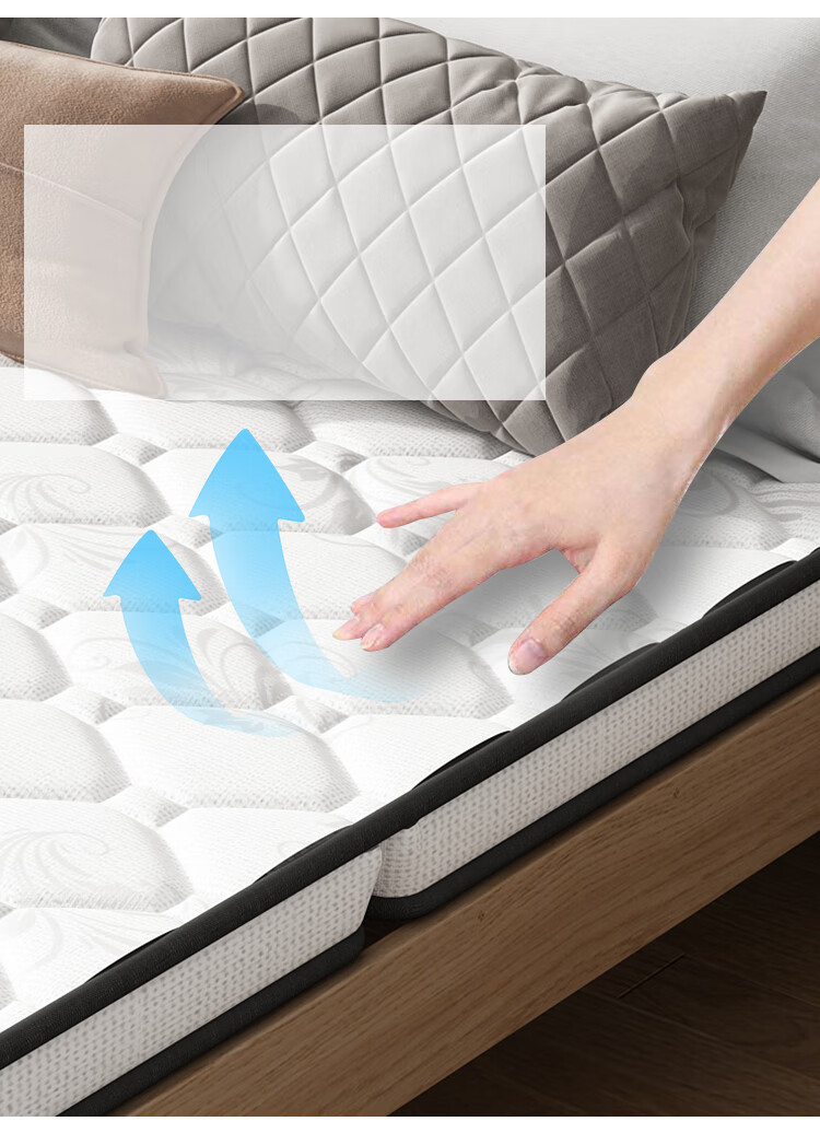 Матрас L&S Coconut Palm Mattress, натуральный кокосовый матрас, складной, 5 см, 1.5*2 метра, средней жесткости