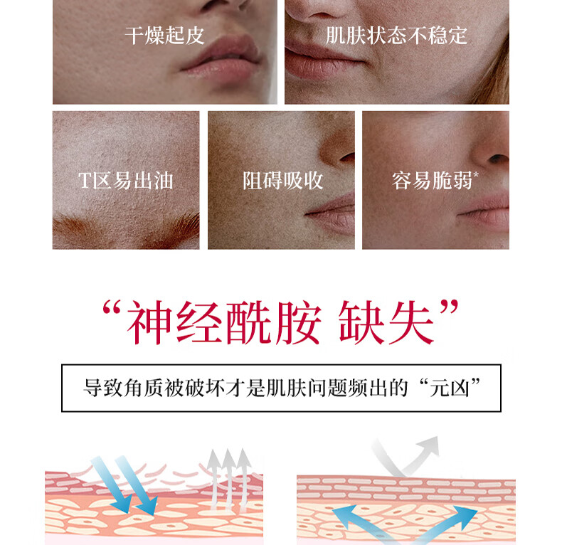 渡美（TUNEMAKERS）神经酰胺精华补水保湿舒缓润泽爽肤水敏感肌可用化妆水120ml护肤