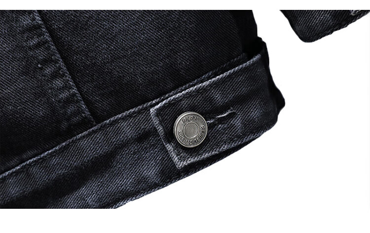 Джинсовая куртка Jeanswest мужская, весна 2026, трендовая рабочая куртка с отложным воротником, синяя, XL