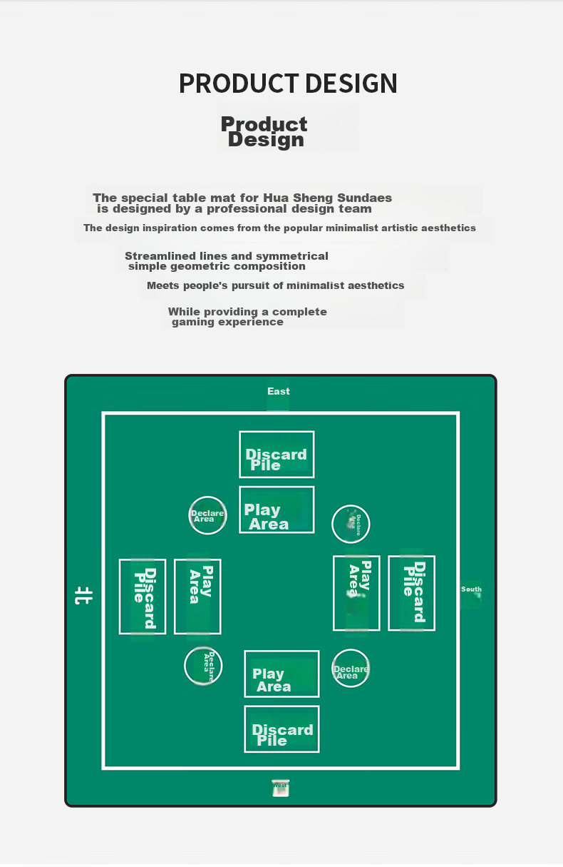 Колода игральных карт "Huasheng Guandan Poker Cards" для покера и маджонга, зеленая, водонепроницаемая, 4 мм