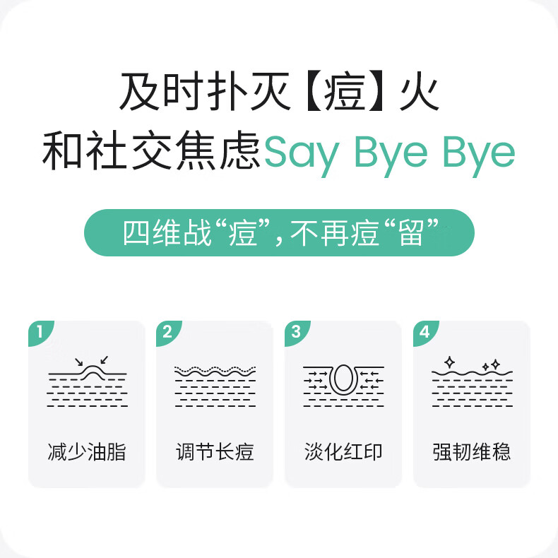 美芙诺 20%高浓壬二酸祛痘乳改善痘肌控油去粉刺 淡化痘印 均匀肤色 15g【维稳防反复】
