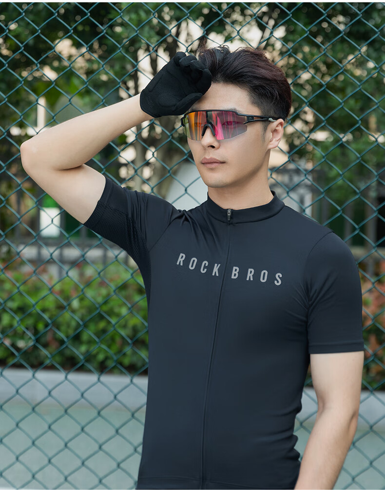Велосипедные перчатки ROCKBROS, полнопальцевые, для шоссейных и горных велосипедов, сенсорные, черные, размер L