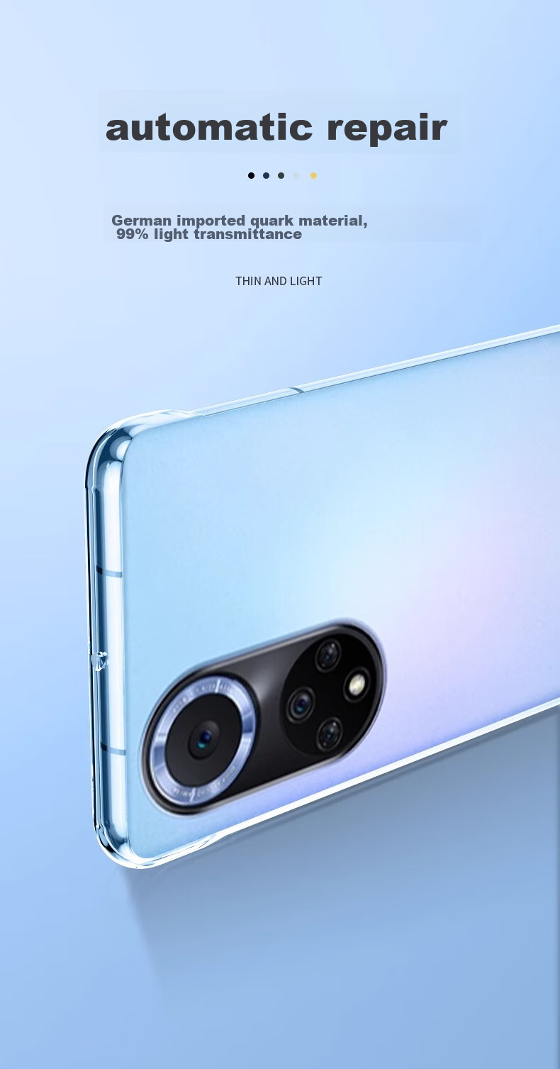 Чехол ZHIWEISHI для Huawei Nova 9 Pro, ультратонкий, полностью прозрачный, противоударный, простой дизайн