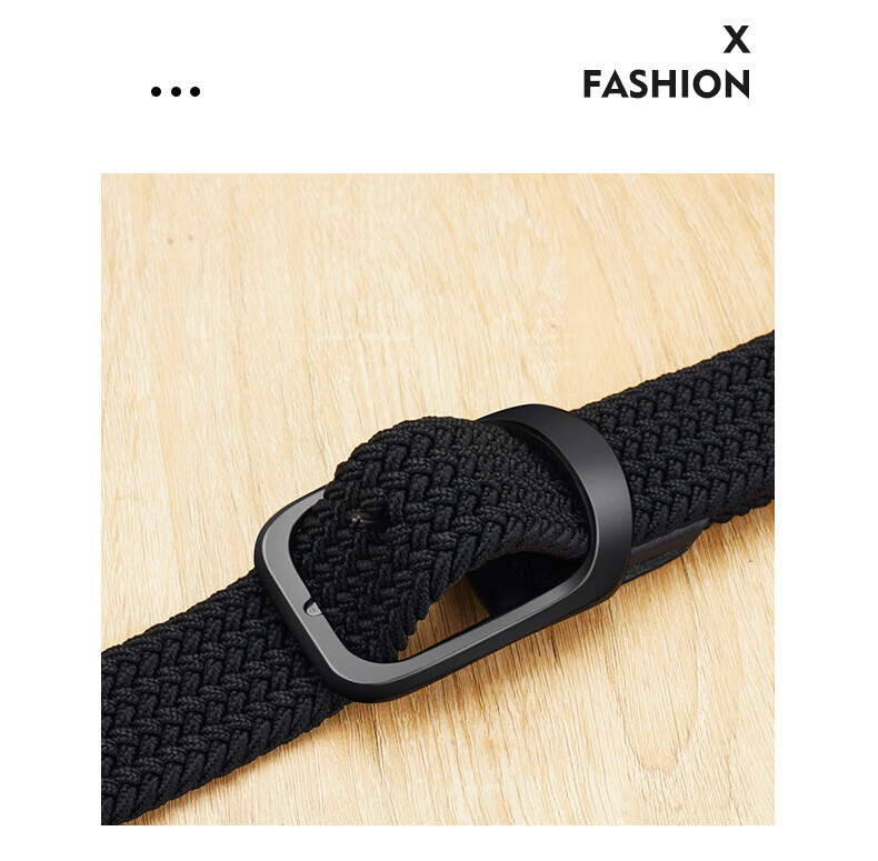 Ремень Huili Canvas Belt с автоматической пряжкой, мужской и женский, тканый, повседневный, дышащий, черный, 120 см