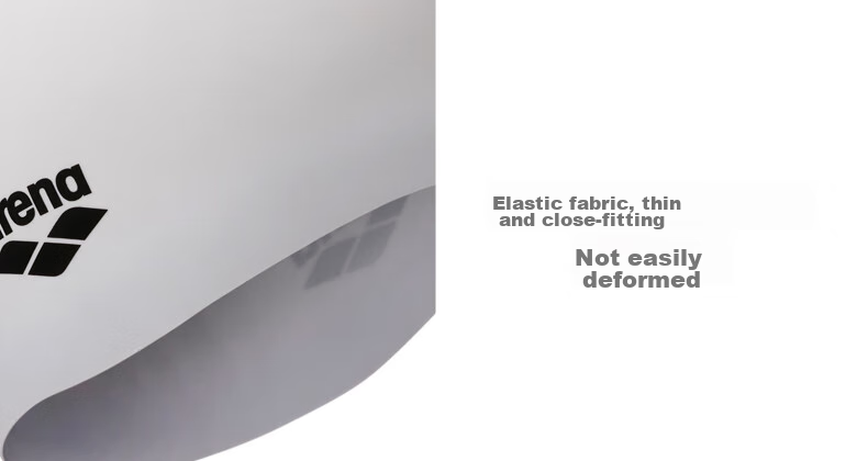 Шапочка для плавания Arena ECN1200, силиконовая, водонепроницаемая, для длинных волос, унисекс, черный