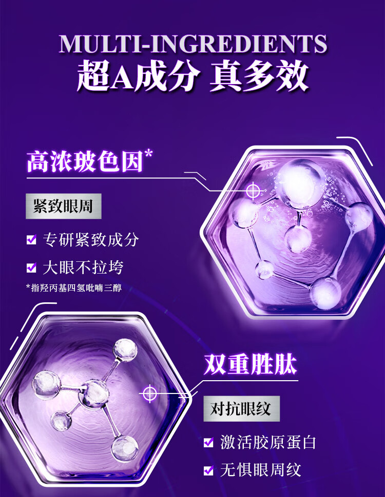 科颜氏（Kiehl's）紫玻A眼霜28ml 淡化黑眼圈抗皱 护肤品礼盒 生日礼物女新年