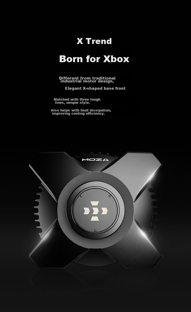 Игровой руль MOZA R3 для Xbox и ПК, с прямым приводом