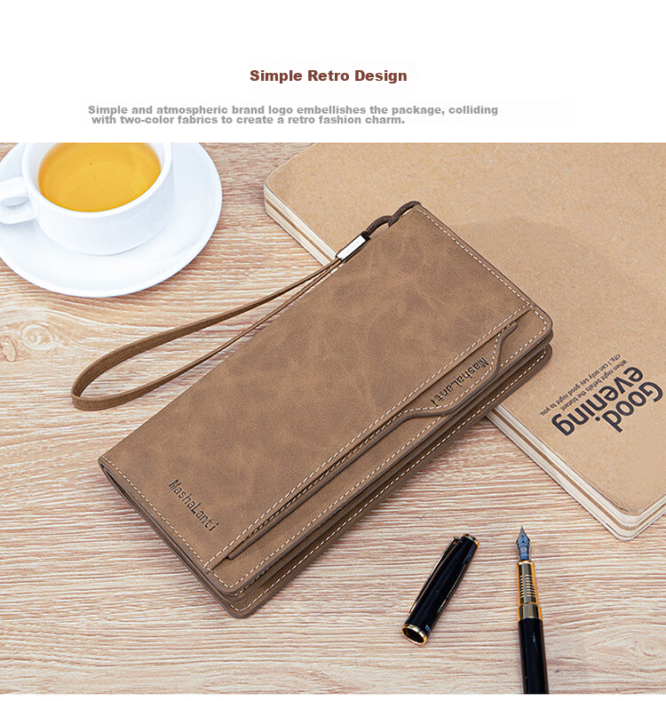 Мужской кожаный кошелек