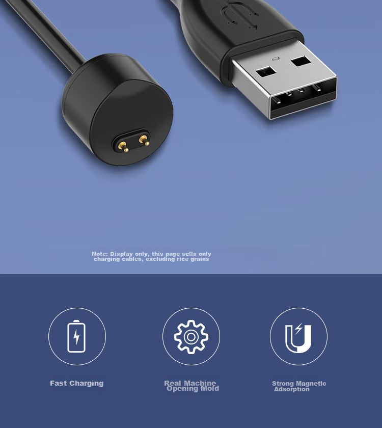 Зарядный кабель KOVOL для Xiaomi Smart Band 7/6/5 NFC