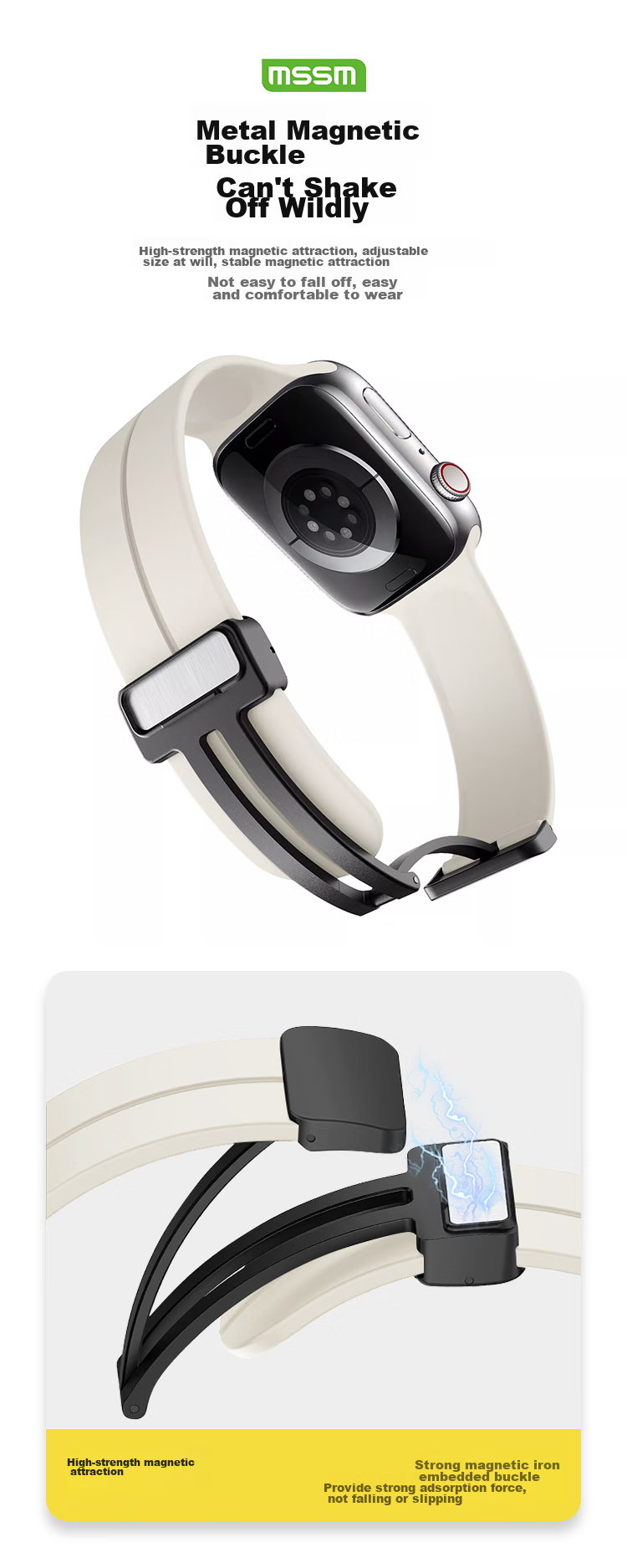 Ремешок MSSM для Apple Watch, силиконовый, с магнитной застежкой, для IWatch S11/Ultra3/S10/9/SE3, винно-красный, размеры 44/45/46/49мм