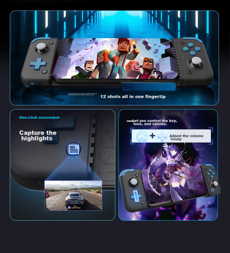 Bluetooth-геймпад Gamesir X2s для Android, Switch, мобильных игр, облачных игр, iOS