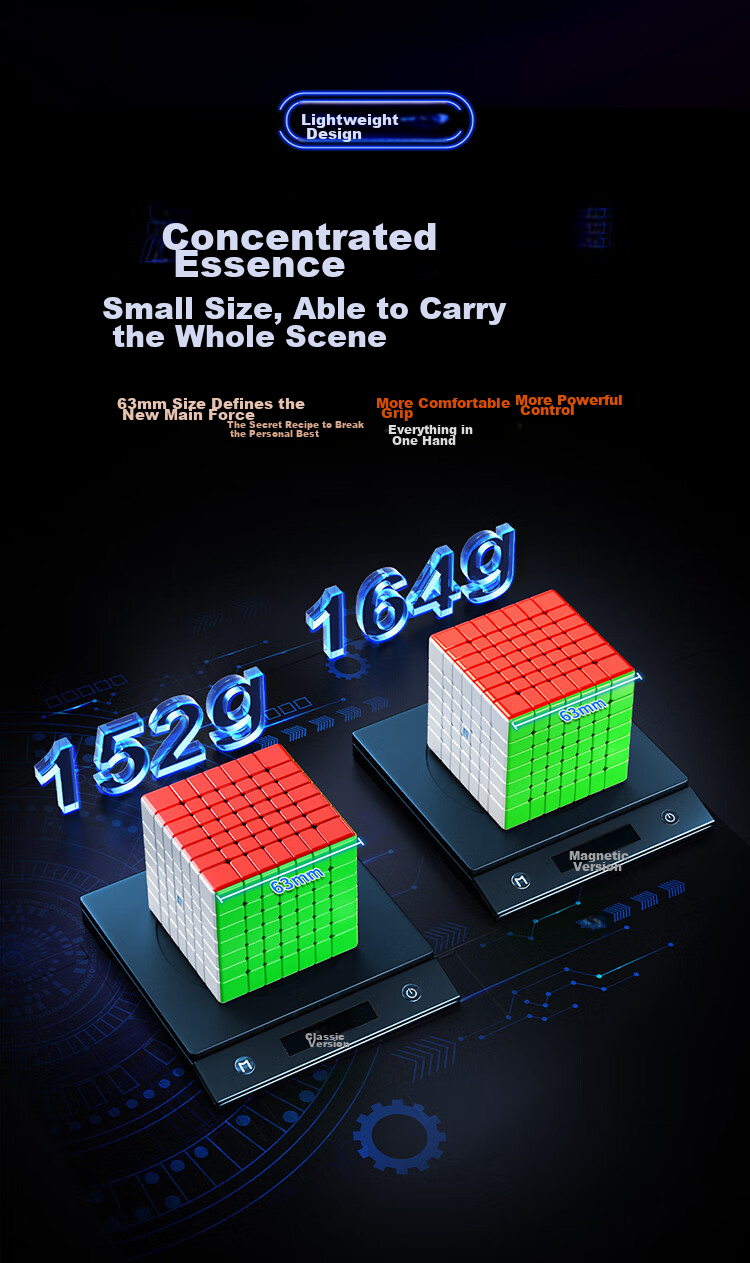 Магнитный кубик Рубика Moyu 7x7 MeiLong V2, развивающая головоломка для детей и взрослых, подарок