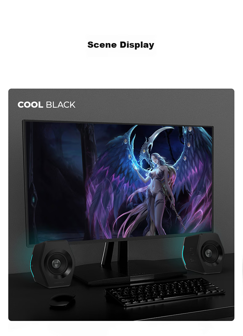 Портативная акустика EDIFIER HECATE G2000, 2.0, Bluetooth 5.1, RGB подсветка, черный