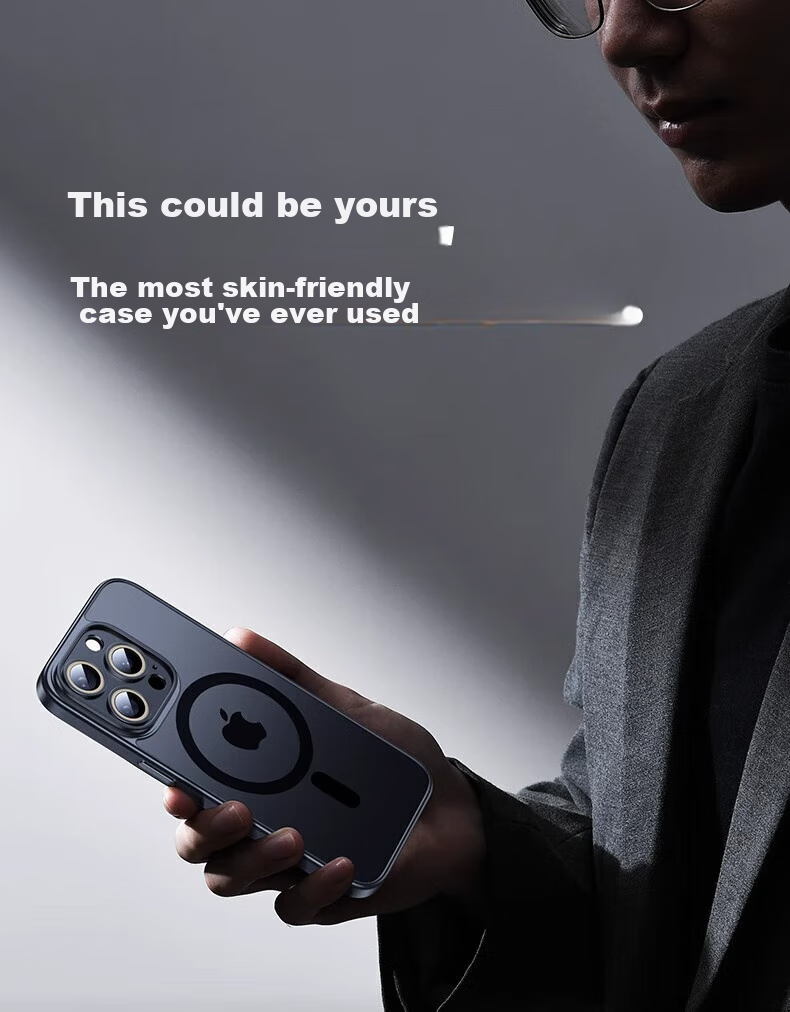 Чехол для Apple iPhone 13 Pro Max DIVI [Skin-Like Magnetic], матовый, противоударный, с поддержкой MagSafe, беспроводной зарядки, защита камеры