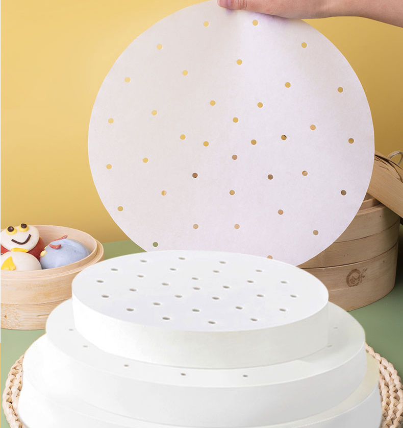 Бумага для пароварки Dengbi, круглая, пищевая, 8.9 см, 300 шт.