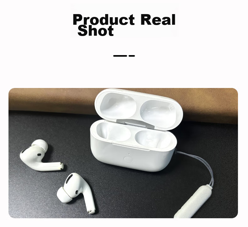 Зарядный чехол Masentek для Apple AirPods Pro/1/2/3/4, беспроводная зарядка, замена утерянных или поврежденных чехлов