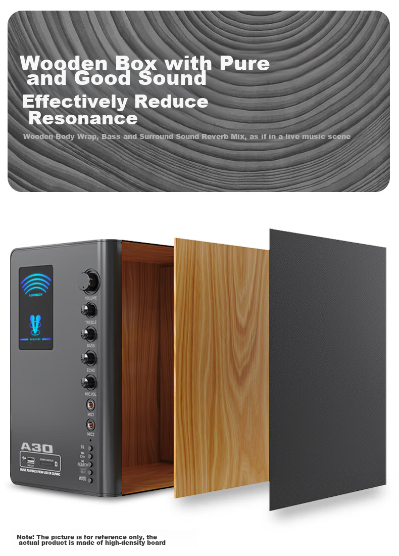 Акустическая система SADA A30, 2.1, Bluetooth 5.0, USB, AUX, оптический, коаксиальный, черный