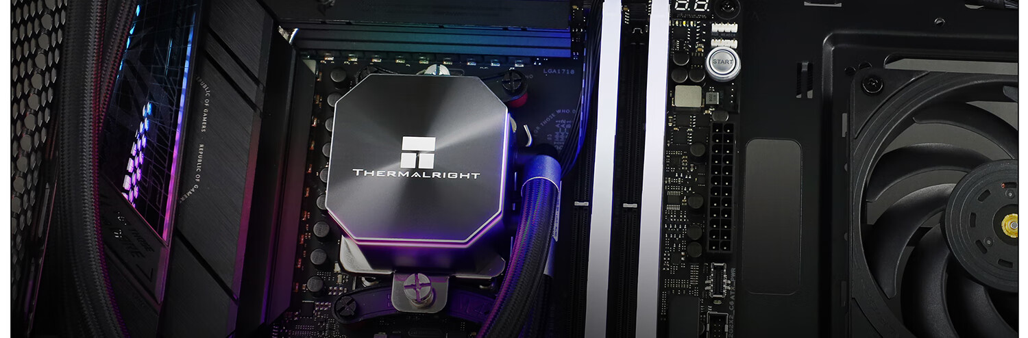 Система охлаждения Thermalright Frozen Edge 240 BLACK, жидкостный охладитель CPU, металлическая пластина, FE240 BLACK