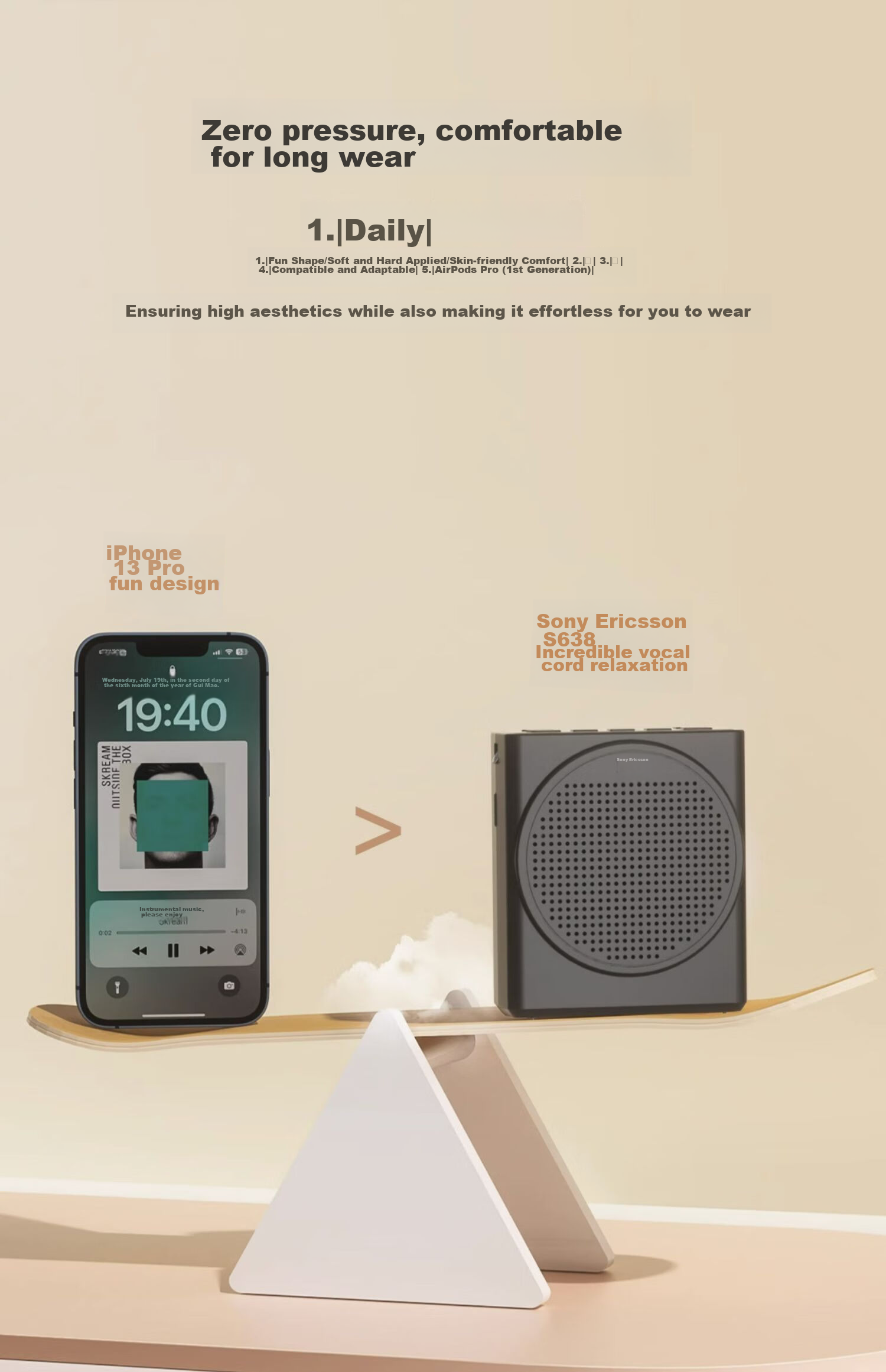 Портативная акустика Soaiy S638, 18 Вт, Bluetooth 5.3, запись звука, черный