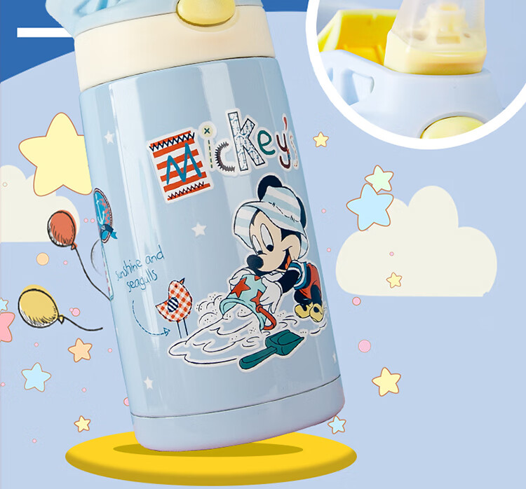 Детская термокружка Contigo Disney Minnie, 400 мл, нержавеющая сталь, с клапаном "One-touch quick start", для детей