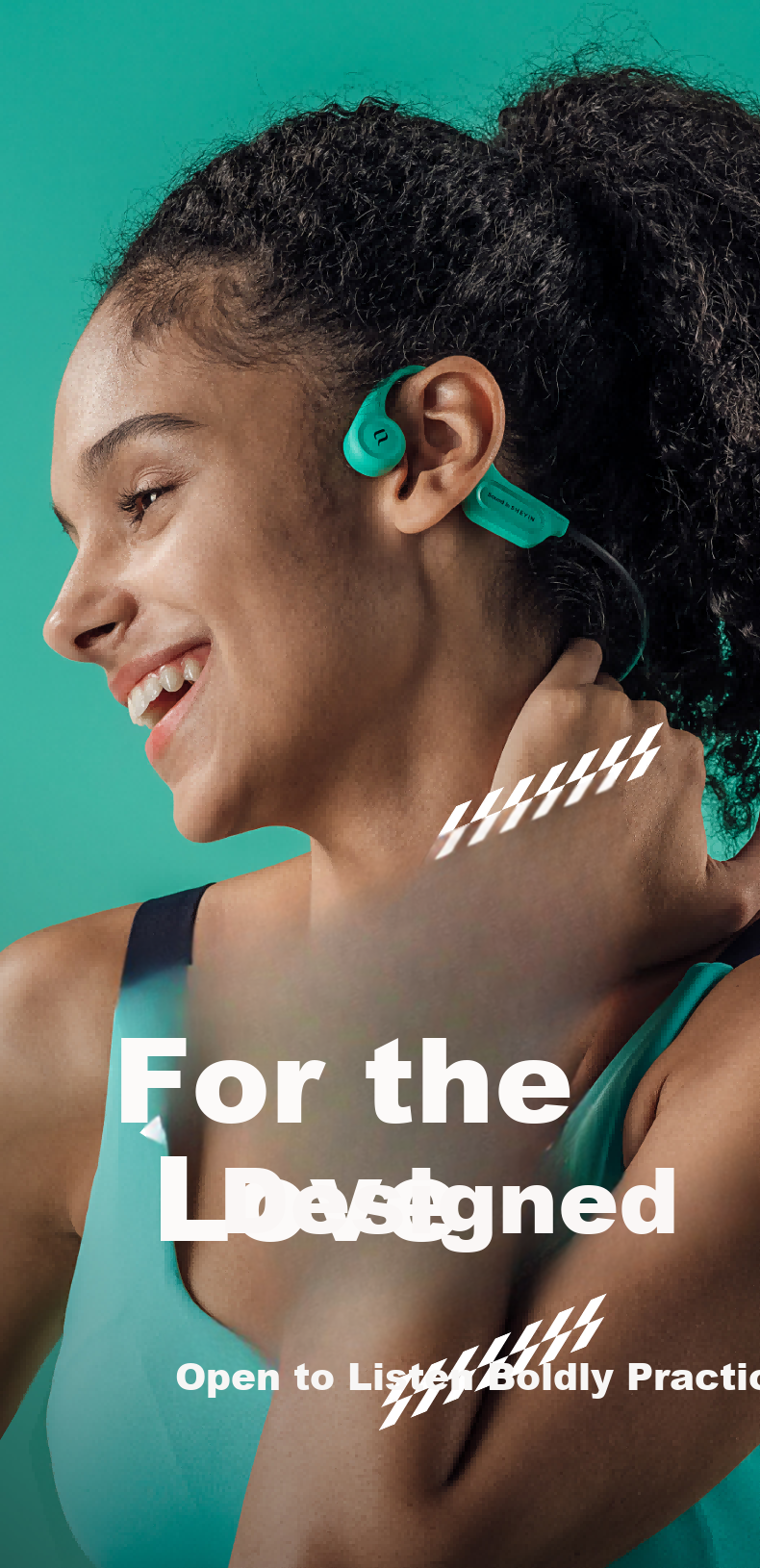 Наушники SHEYIN X5 True Bone Conduction Bluetooth, спортивные, водонепроницаемые IPX8, с микрофоном, 32 ГБ, белый и оранжевый