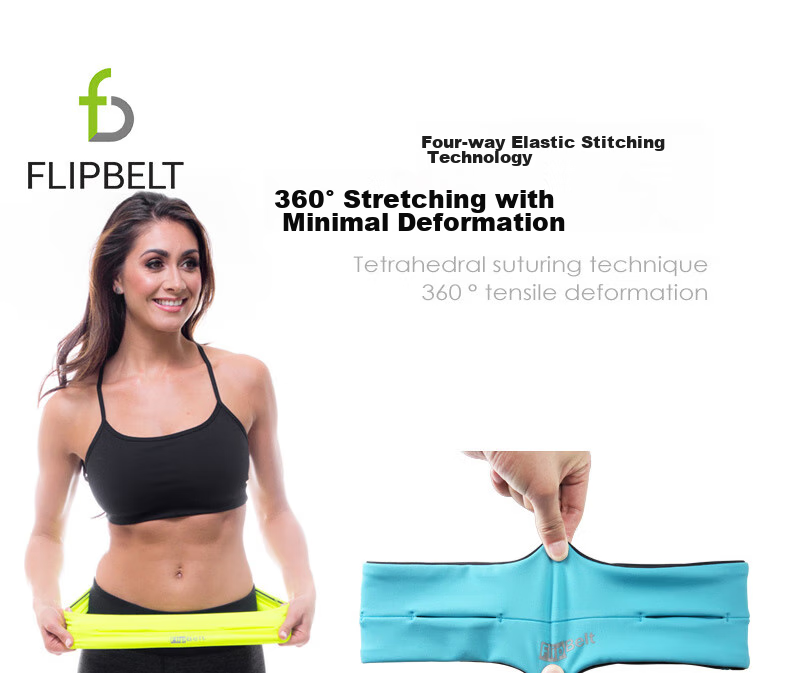 Поясная сумка Flipbelt Zipped Waist Pack, для спорта, бега, туризма, марафона, велоспорта, размер XL, звездный серый