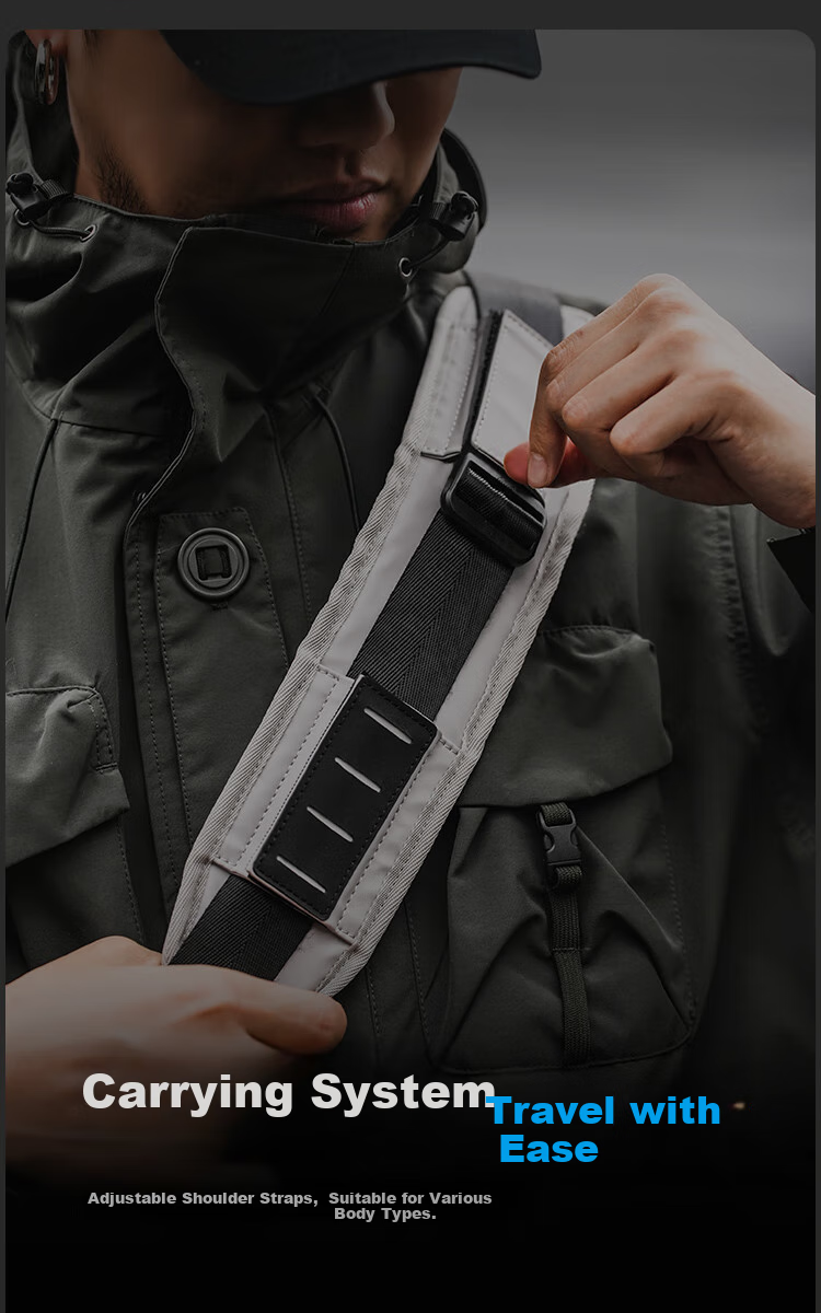 Мужская сумка GYXX Nebula 2 Crossbody, трендовая функциональная сумка через плечо, повседневная дорожная плоская сумка