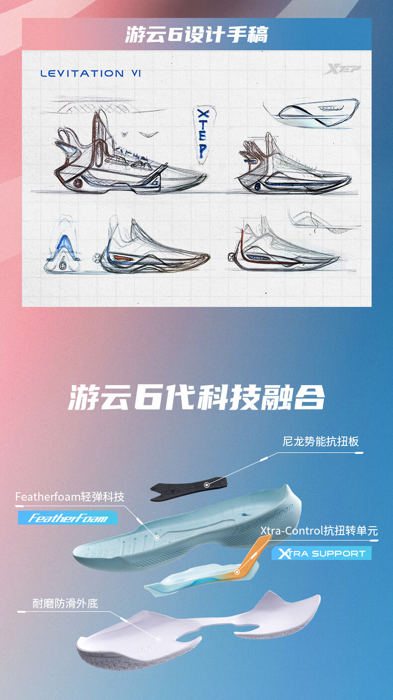 特步篮球鞋_XTEP 特步 绫刃 男子篮球鞋 879119127057
