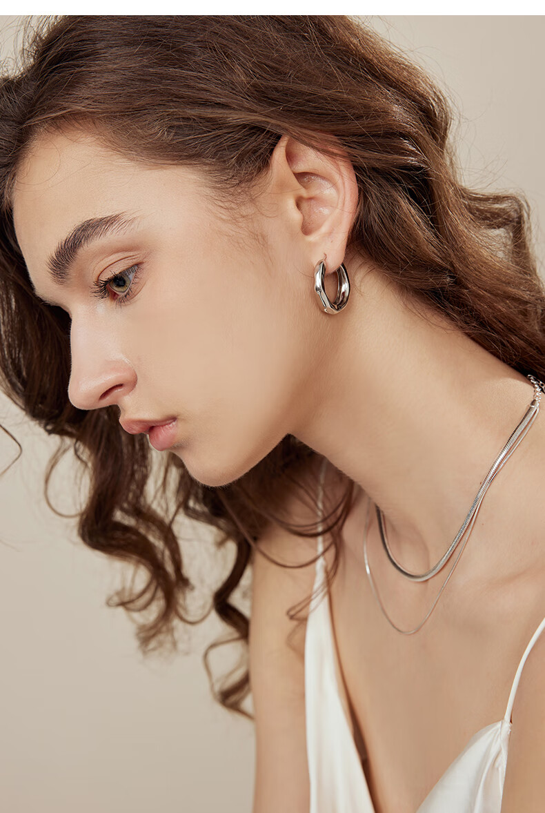 Серьги Arsis [Xu Yan's Choice] Versatile Flowing Earrings, универсальные, для подруги, подарок на Новый год и День святого Валентина