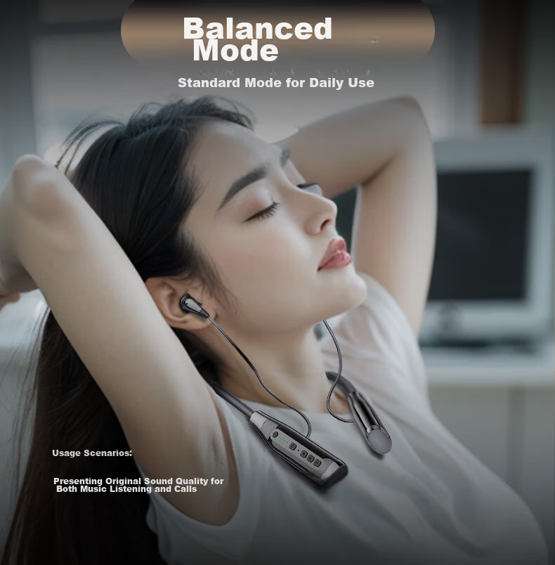Беспроводные наушники OKSJ Neckband Bluetooth, для спорта и бега, сверхдолгий срок службы батареи, большой емкости, водонепроницаемые, магнитные внутриканальные, шумоподавление ENC для звонков, совместимы с телефонами Huawei и Apple