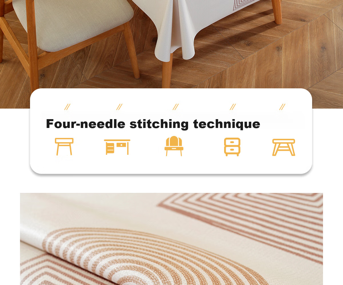 Скатерть Ali Tablecloth, водонепроницаемая, маслостойкая, термостойкая, ПВХ, прямоугольная, 90x140 см, дизайн "Счастливый шар"