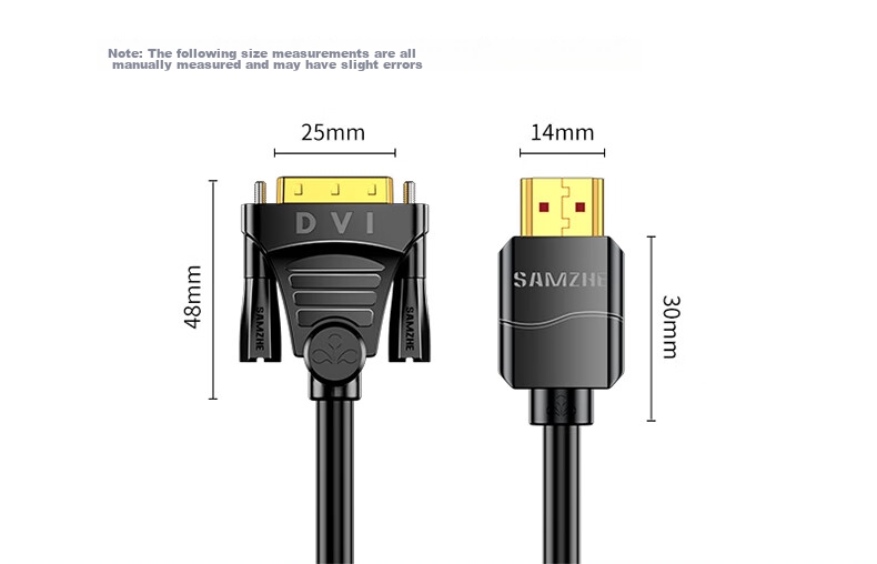 Кабель HDMI-DVI SAMZHE