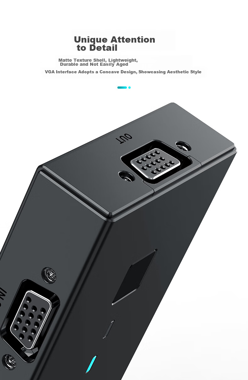 KVM-переключатель MT-viki MT-KV2, 2 порта VGA, USB, для совместного использования монитора, клавиатуры и мыши