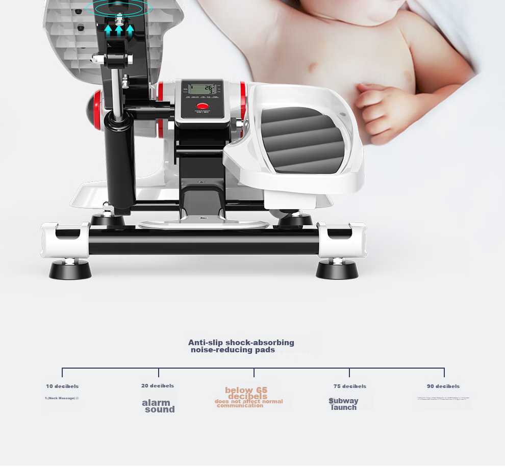 PROIRON Puli'ai Treadmill, Home Stepper Machine, Foot Pedal Exercise Bike, Hydraulic Small Climbing Machine, Foot-Pedal Fitness Equipment, White