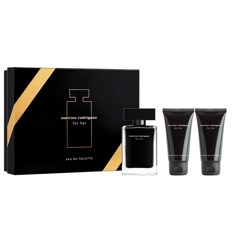 纳西索·罗德里格斯（Narciso Rodriguez） for her经典圣诞礼盒(香水50ml+身体乳50ml+啫喱50ml) 圣诞礼物