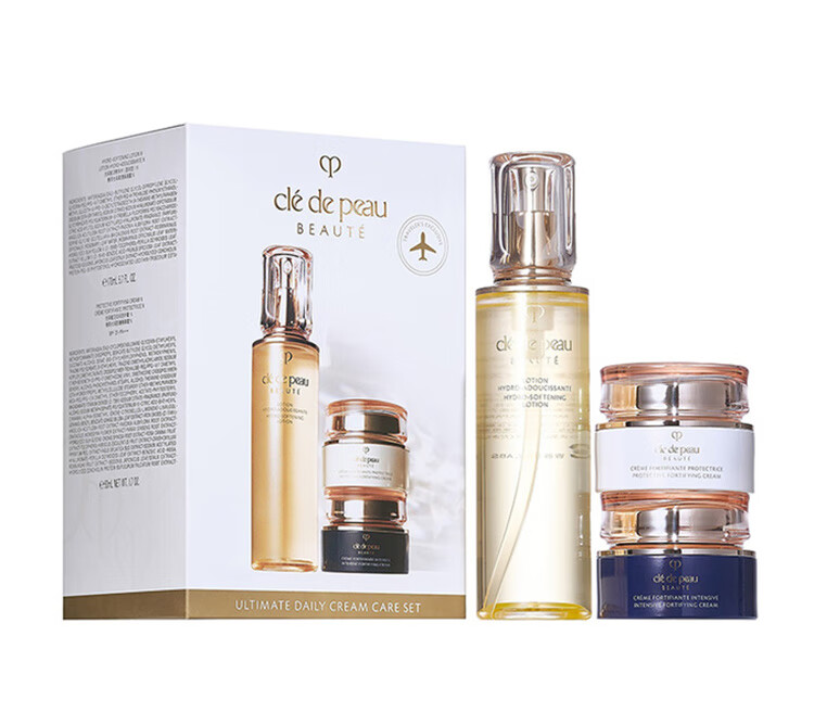 肌肤之钥（Cle de Peau）CPB 光采护肤套装湿润水170ml+日霜50ml+晚霜50ml 护肤礼物