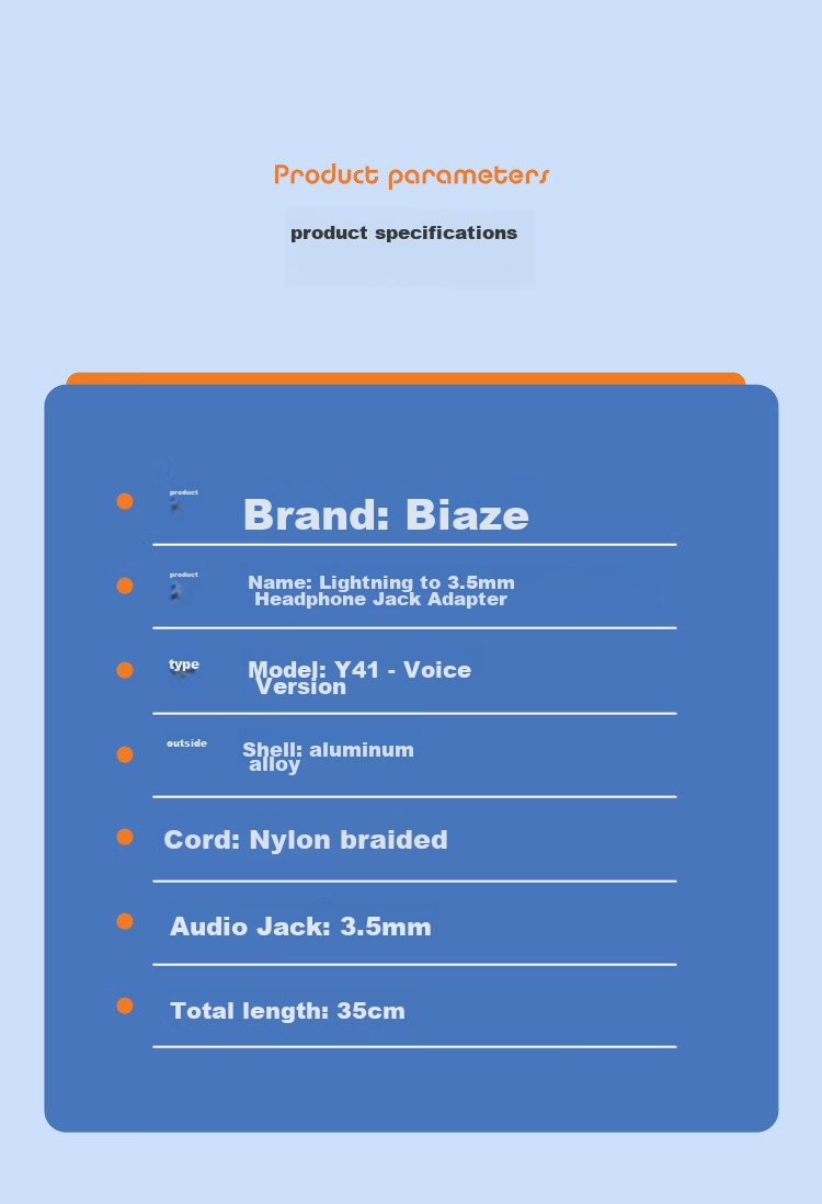 Переходник BIAZE Lightning на 3.5 мм аудио для iPhone с поддержкой микрофона, совместим с iPhone 14/13/12 Pro
