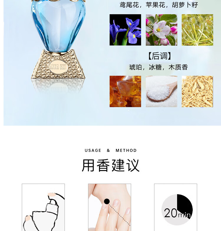 蔻驰大牌香水mini 蔻驰 安娜苏组合Q版香水小样礼盒 学生试香