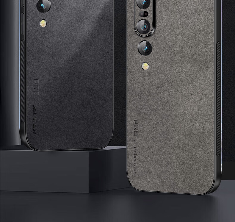 Чехол для Xiaomi 10 Pro Shangsu, противоударный, с защитой камеры, из натуральной кожи, черный