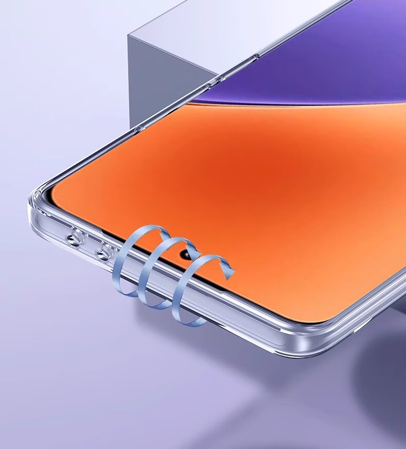 Противоударный чехол POZZO для Xiaomi 15, полностью прозрачный, защита от царапин и отпечатков пальцев