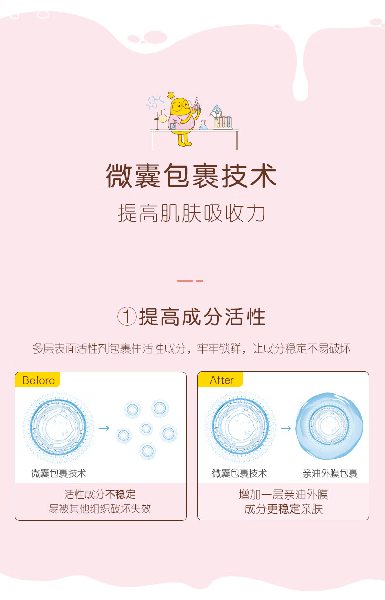 小迷糊 微囊面膜贴25ml*20片（补水保湿男女士护肤品化妆品）