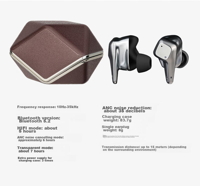 Беспроводные наушники HIFIMAN Svanar Wireless LE с активным шумоподавлением