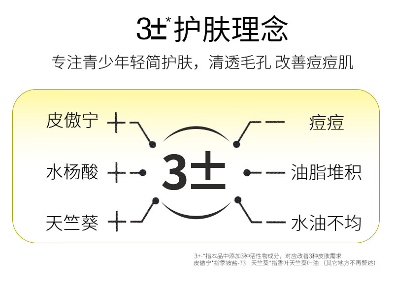 SNOOPY史努比祛痘控油氨基酸洁面乳清爽水润洗面奶青少年高中学生男女 祛痘控油氨基酸洁面乳 100g