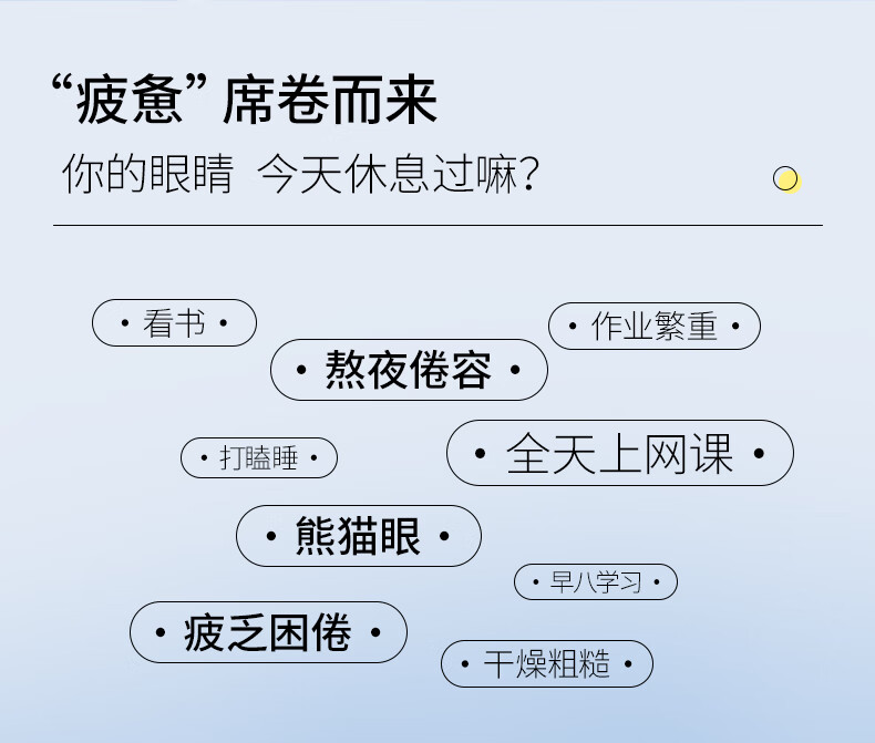 可贝尔（COBOR）小惬意冰醒水晶眼贴膜 3对 体验装 补水保湿滋润眼周